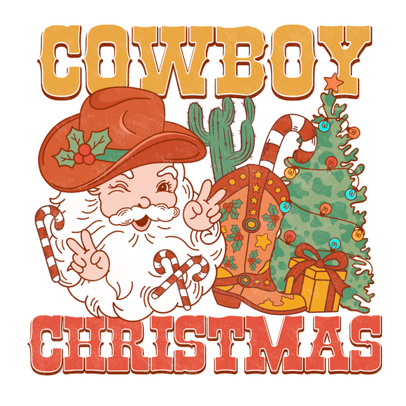 Cowboy Christmas Santa