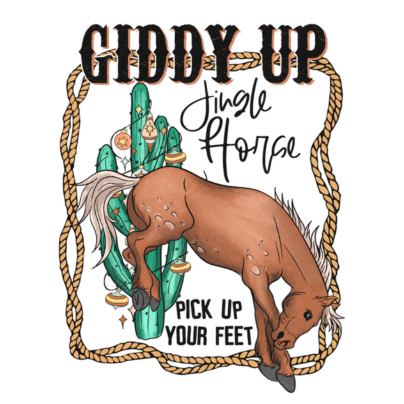 Giddy Up Jingle Horse Pick Up Your Feet