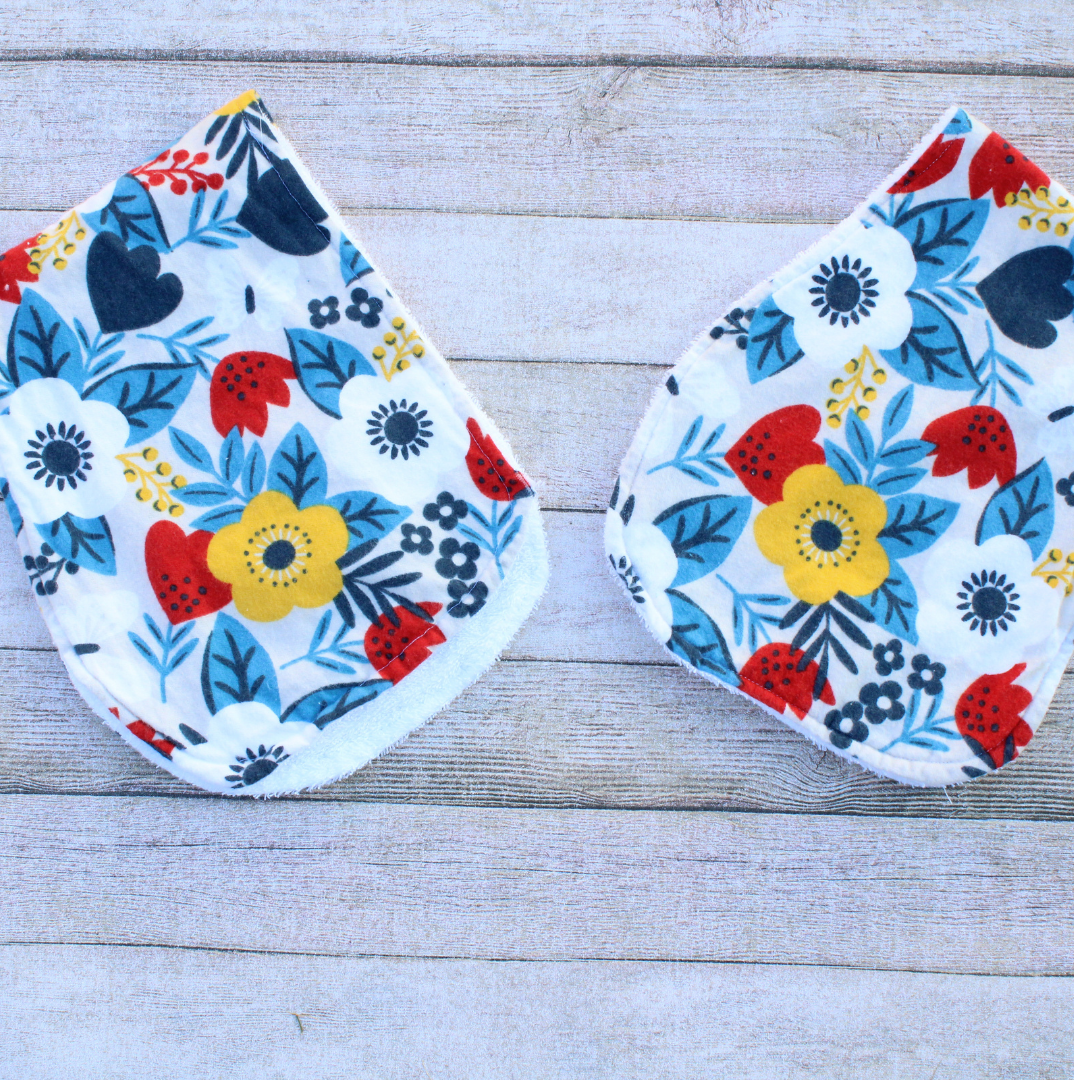Bright & Flowery Burp Cloth