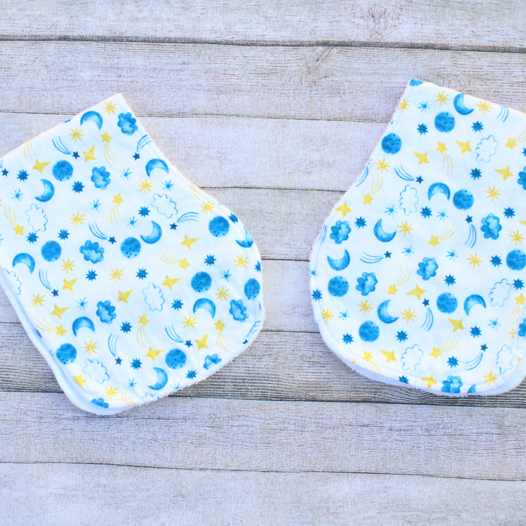 Night Sky Burp Cloth