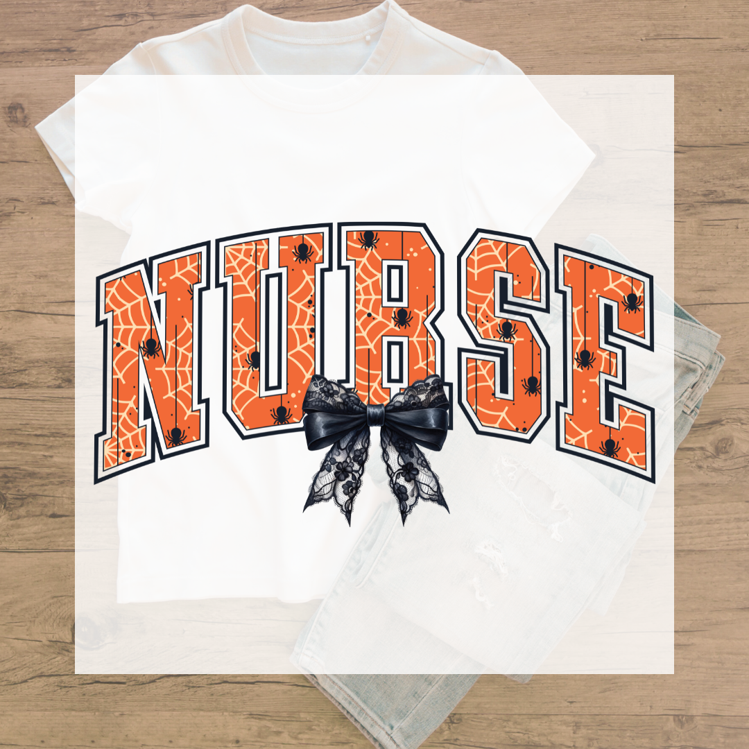 Nurse Halloween Coquette Transfer