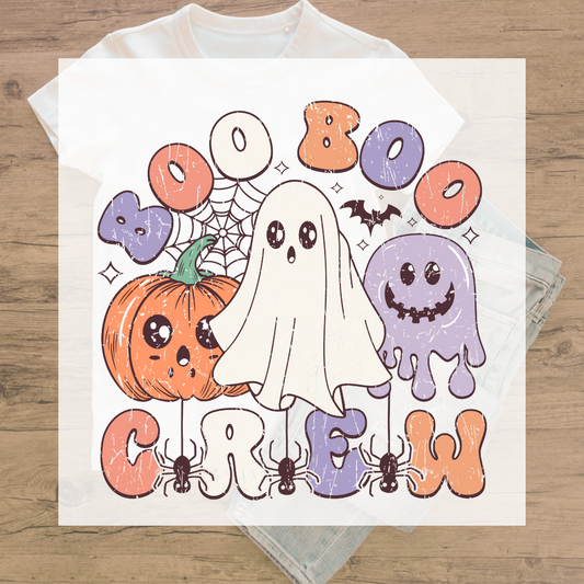 Boo Boo Crew Pumpkin Transfer