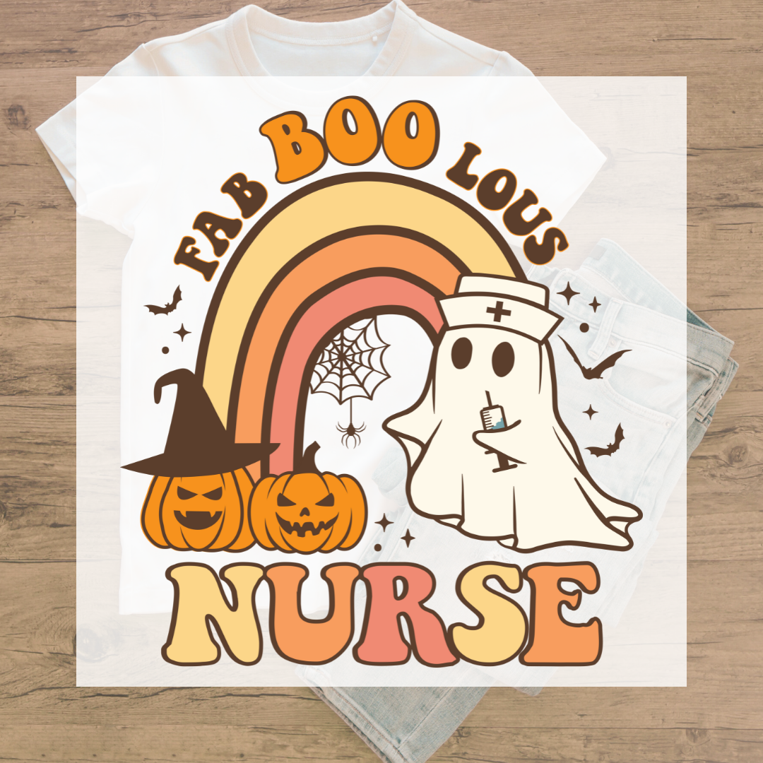 Halloween Faboolous Nurse Transfer