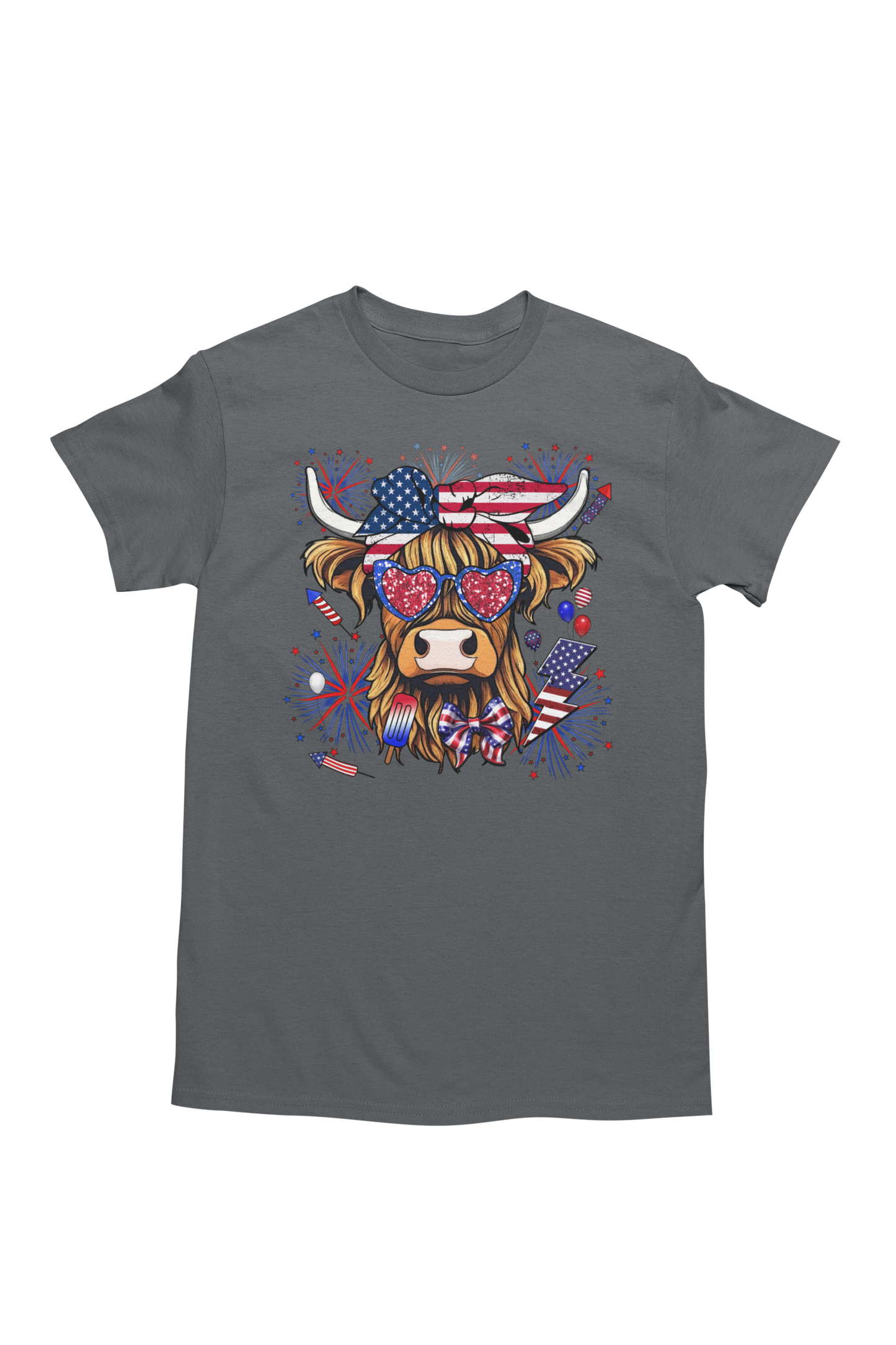 4th of July Highland Cow