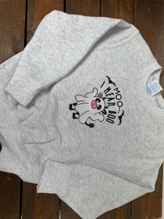 "MOO, I Mean BOO" Crewneck