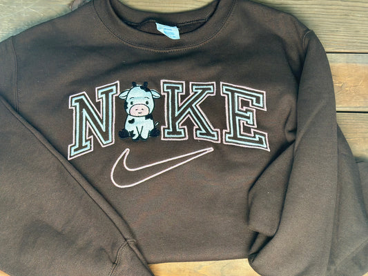 NIKE Cow Crewneck