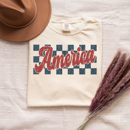 Retro Checkered America