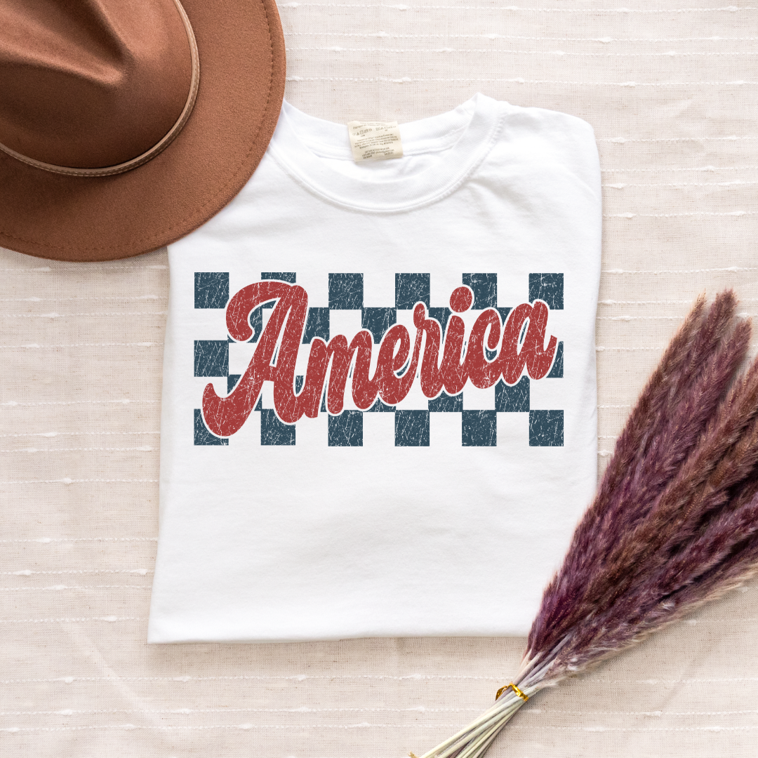 Retro Checkered America