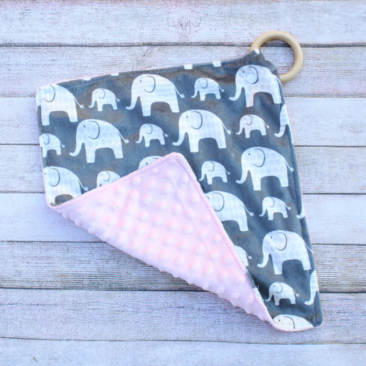 Pink Elephant Lovey