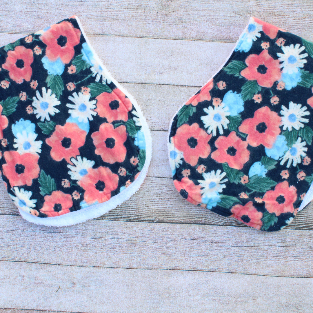Flower Burp Cloth