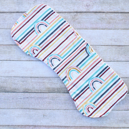 Rainbow Baby Burp Cloth