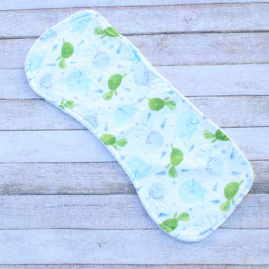 Sea Life Burp Cloth