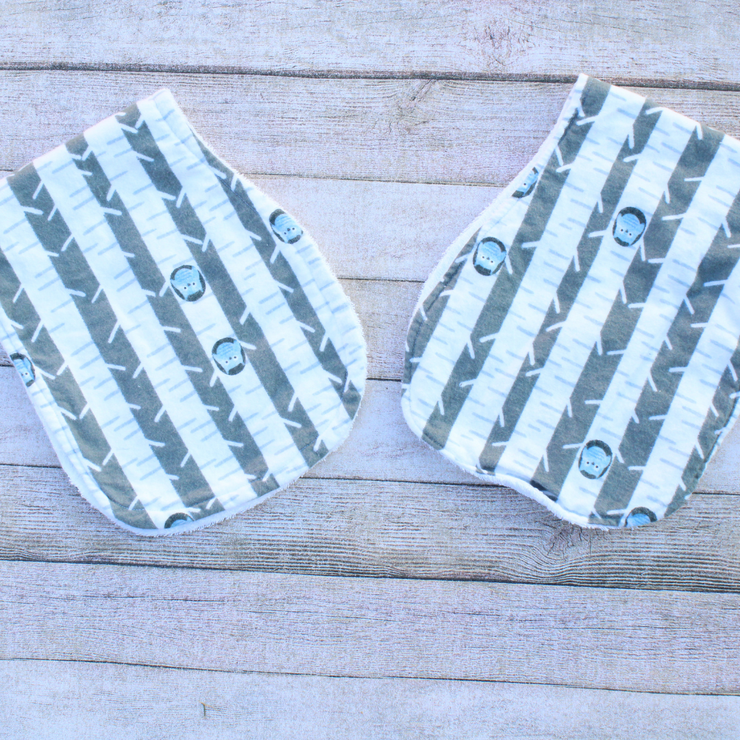 Tree Owl Burp Cloth