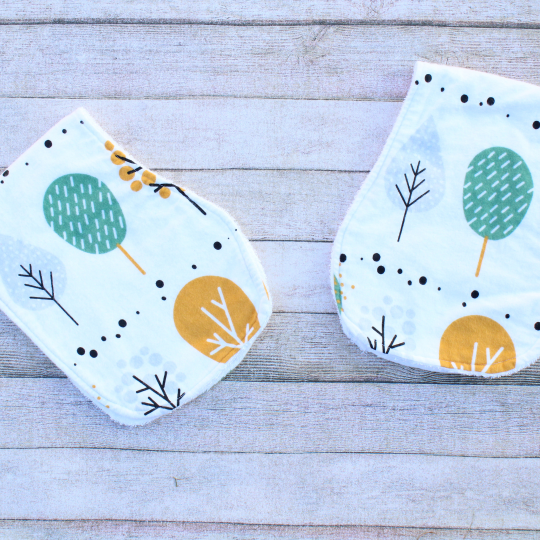 Trees & Trees Burp Cloth